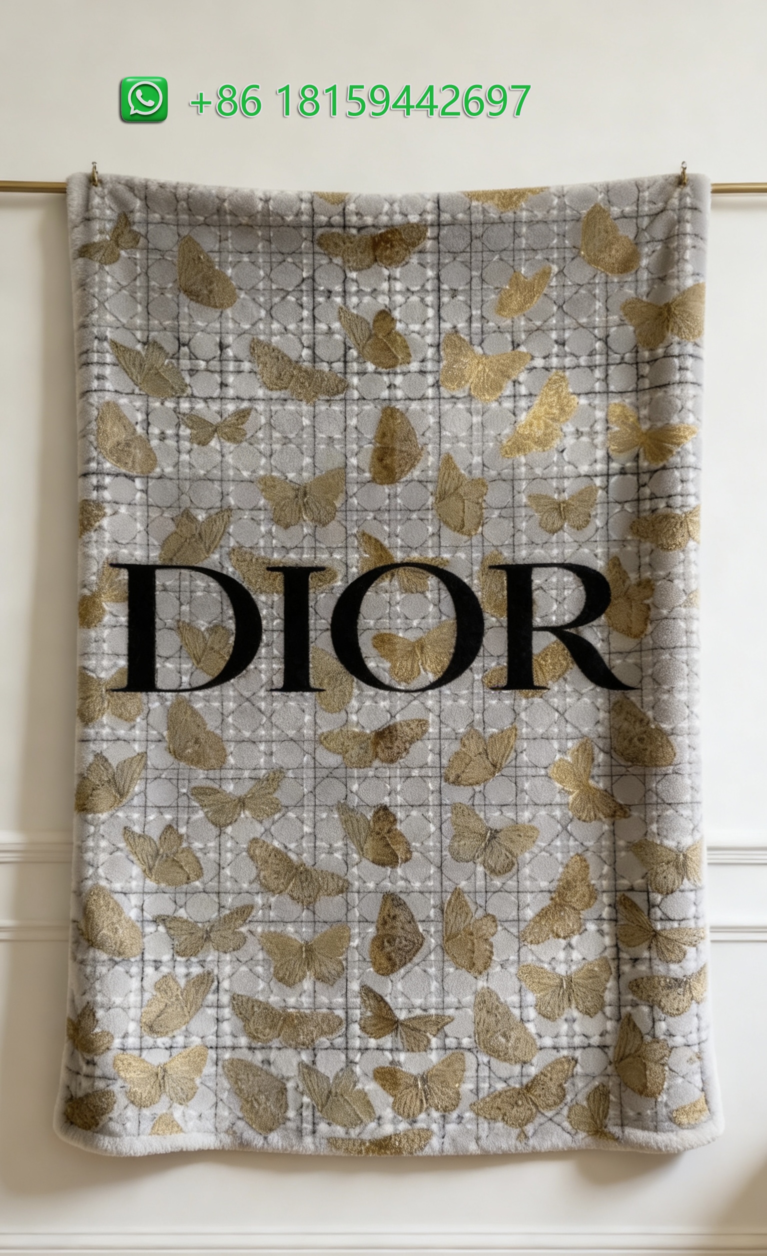 Dior Throw Blankets